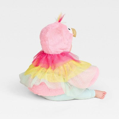  Infant And Toddler Parrot Halloween Costume Pullover - Hyde And EEK! Boutique™ Pink