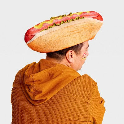  Adult Hot Dog Hat Costume Headwear - Hyde And EEK! Boutique™