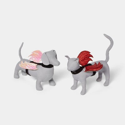  Halloween Reversible Red Devil Or Angel Wings Dog And Cat Costume - Hyde And EEK! Boutique™