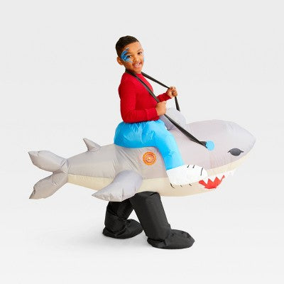  Kids' Shark Rider Inflatable Halloween Costume One Size Fits Most - Hyde And EEK! Boutique™