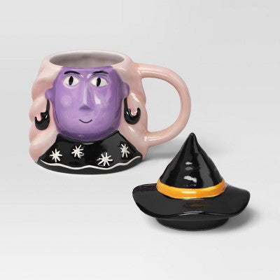  8 Fl Oz Figural Witch Mug With Lid - Hyde And EEK! Boutique™